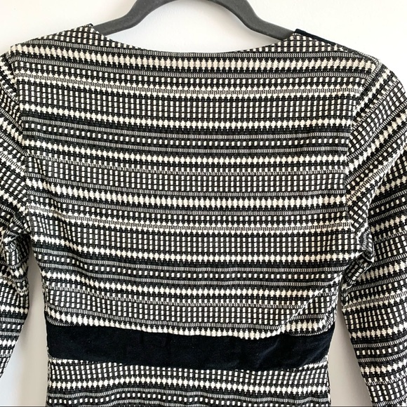 ZARA Mini Dress Black/White Size XS - Picture 7 of 9